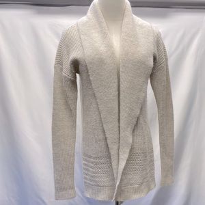 Gap Open Front Cardigan Sweater Oatmeal Sz Small